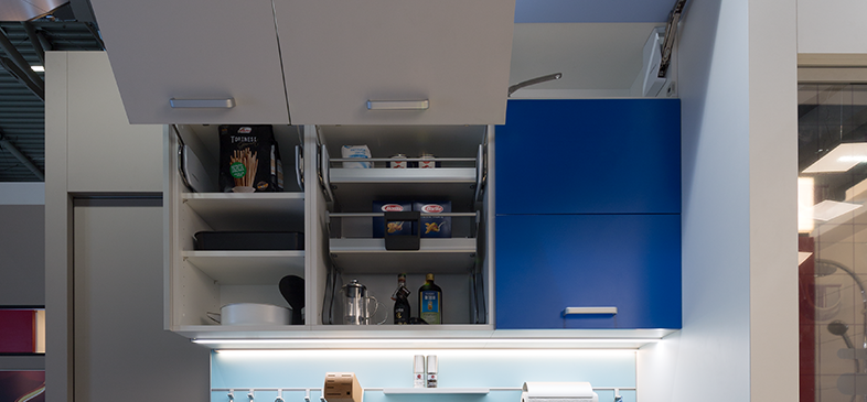 La cuisine du MicroApart combine une fonctionnalité complète dans un espace réduit.