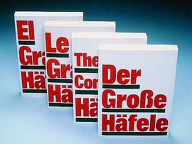 Les premières éditions du Grand Häfele en anglais, français et espagnol