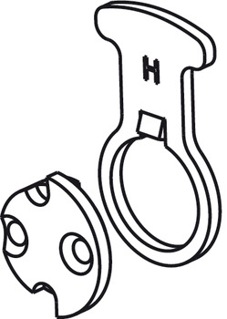 Accessoires pour cylindre oval, Entraîneur de serrure cylindre Cam - H
