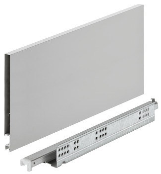 garniture de tiroir, Häfele Matrix Box Slim A30, hauteur de côtés 175 mm, capacité de charge 30 kg, avec fermeture automatique et amortissement