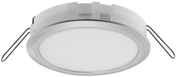Luminaire à encastrer, rond, LED 1808, avec système enfichable miniature, 230 V