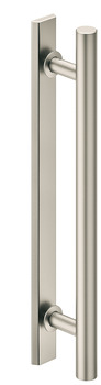 Poignée pour porte coulissante, aluminium, un côté, rond