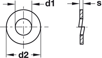 rondelle élastique, selon DIN 127
