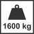 1600 kg