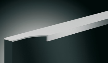 Profilé de poignée, en aluminium, avec ou sans fraisage de poignée