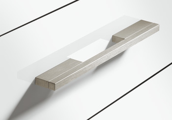 Poignée de meuble, poignée de socle en aluminium, design Häfele