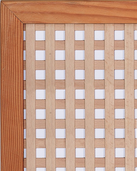 grille décorative et grille d'aération, bois, orientation des lames 90° -  dans la boutique Häfele France