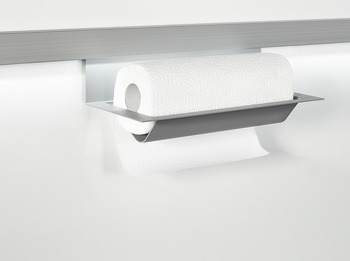 Support de rouleau de papier hygiénique, système de crédences en aluminium