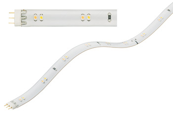 bande silicone LED, souple+découpable, LED 3017 – Loox, 24 V, multi blanc