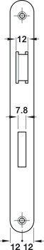 serrure à mortaiser, pour portes pivotantes, Startec, cylindre profil européen, axe 55 mm