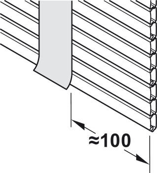 bande adhésive en tissu, Longueur : 50 m , largeur 38 mm