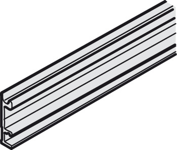 Rail de fixation, percé, largeur 8 mm