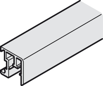 Rail de guidage simple, à encliqueter, 20 x 20 mm (l x h)