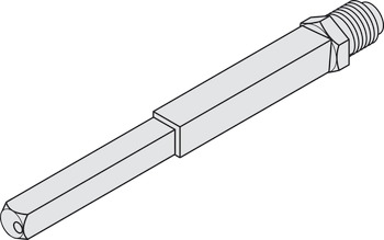 carré pour porte palière, carré pour porte palière 8/10 mm, M12