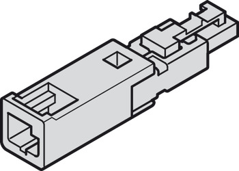 Adaptateur, pour connecter des consommateurs Häfele Loox5 à un boîtier de commande Häfele Loox 12 V