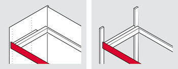 Façade design, pour cadre coulissant Häfele Dresscode