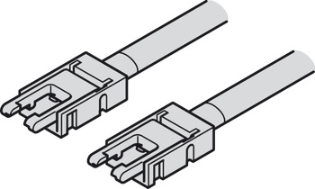 Câble de connexion, pour bande LED Häfele Loox5 8 mm 3 pôles (multi-blanc)