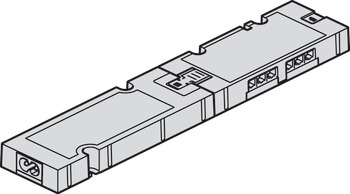 Kit de boîtiers de commande avec répartiteur à 6 voies Connect Mesh et adaptateur RVB, Häfele Loox5 24 V tension constante