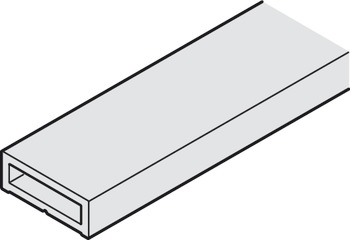 profil de treillage décoratif, à coller (avec bandes collantes) pour structurer visuellement le revêtement de vantail de porte