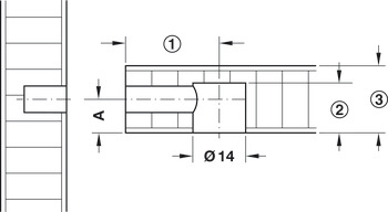 goujon d'assemblage, Stablofix, acier, galvanisé, pour Ø trou de perçage 7,5 mm