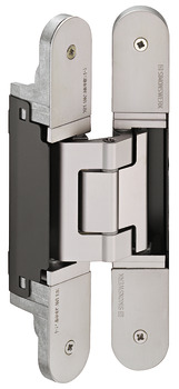 Paumelle de porte, Simonswerk TECTUS TE 540 3D, à pose invisible, pour portes à recouvrement jusqu'à 120 kg