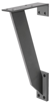 Console de bar, aluminium, support carré plat