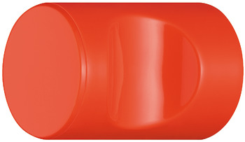 Bouton de meuble, en polyamide, diamètre 13, 20 et 23 mm, avec poignée encastrée, cylindrique