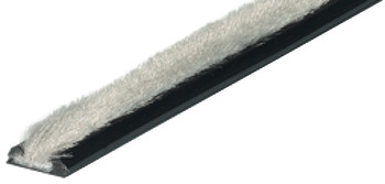 Profil antipoussière, avec brosse, à coller