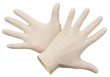 gants à usage unique, Latex, transparent
