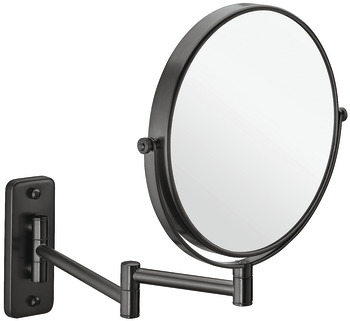 Miroir cosmétique, avec effet grossissant x3, rond