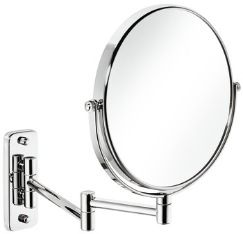 Miroir cosmétique, avec effet grossissant x3, rond