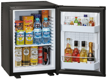 Réfrigérateur, Minibar, 34 litres, avec technologie Peltier, aucun bruit