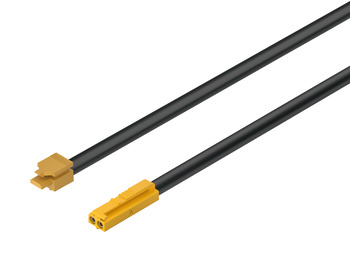 Câble d'alimentation, pour Häfele Loox5 12 V modulaire avec connecteur à enficher 2 pôles (monochrome)