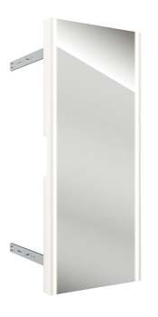 Miroir de meuble, Häfele Dresscode, illuminé, extensible, orientable à 90°