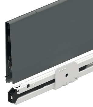 garniture de tiroir, Häfele Matrix Box P35, hauteur de côtés 180 mm, capacité de charge 35 kg, avec Push-to-Open Soft-Close