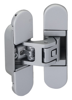 Paumelle, Startec H7, à pose invisible, pour portes intérieures à recouvrement jusqu'à 50/70 kg